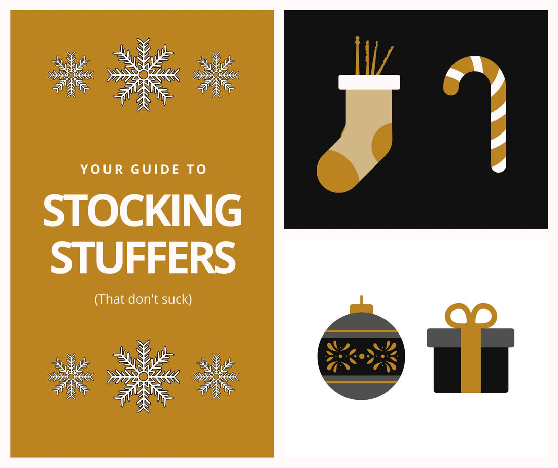 Your Guide to Stocking Stuffers (That Don't Suck) Under $40 | Stocking Stuffers for Fidgeters, Survivalists, and Hobbyists