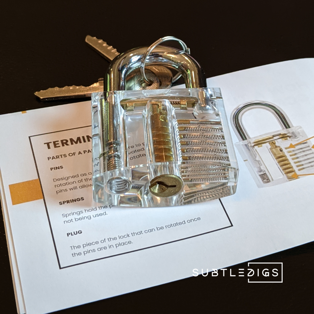 Clear Practice Lock | Transparent Padlock