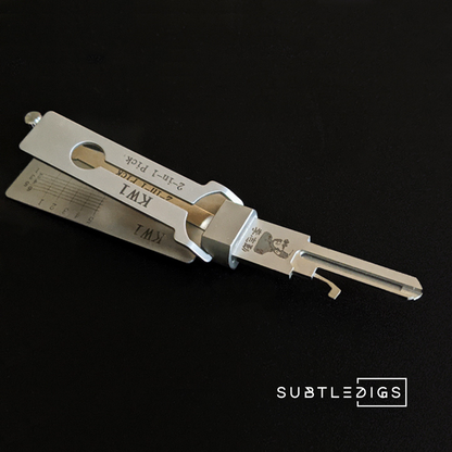 Lishi Kwikset 2-in-1 Lock Pick (KW1) | Lockpicking Tool for Single Pins